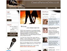 Tablet Screenshot of classicalpartnersonline.co.uk